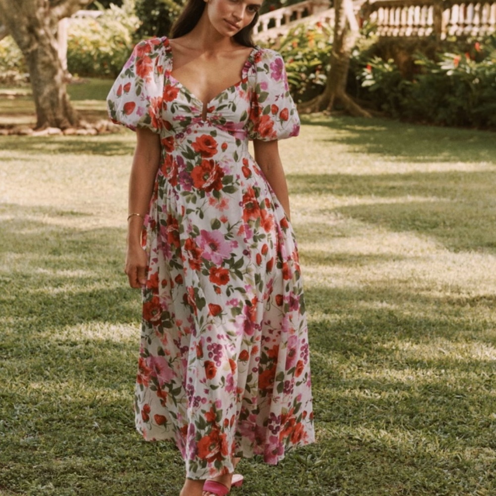 Abercrombie & Fitch Hardware Drama Puff Dress